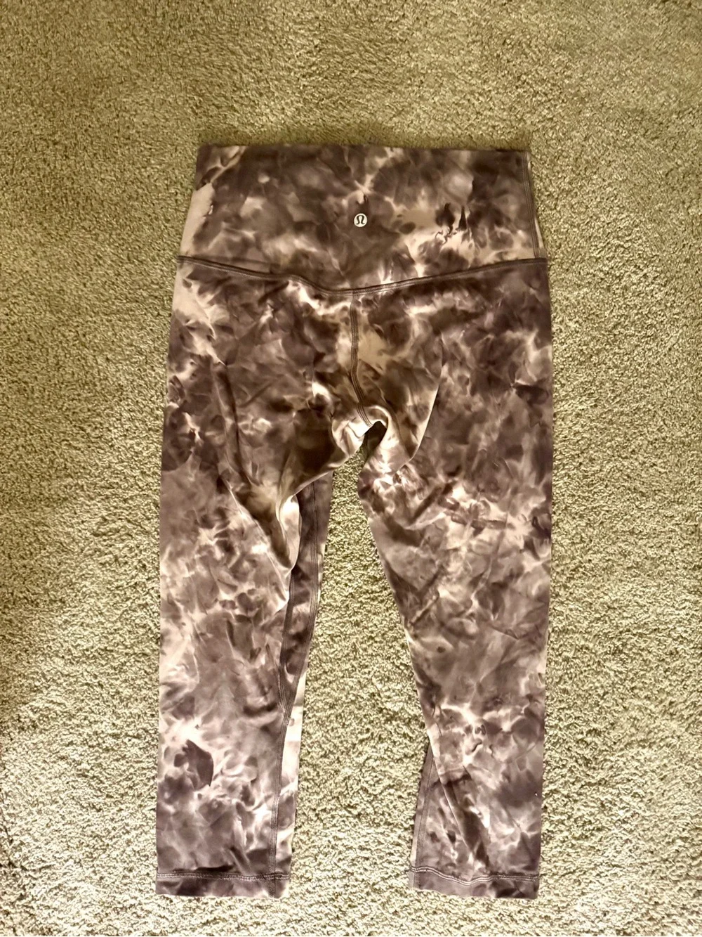 lululemon Diamond Dye Mink Bery Lunar Rock Shadow Grey Align leggings women’s 8